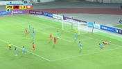 刘雨希禁区内倒地获得点球，亲自主罚命中，中国U17女足2-0领先