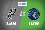 🏀马刺4-2淘汰森林狼晋级西决 卡斯尔32+11 文班19+6 华子24分